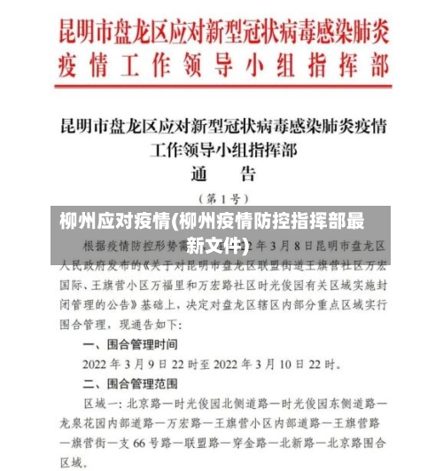 柳州应对疫情(柳州疫情防控指挥部最新文件)
