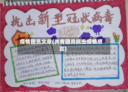 疫情团员文章(共青团员抗击疫情感言)-第3张图片