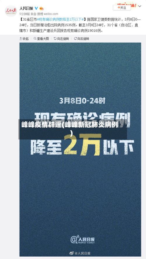 峰峰疫情辟谣(峰峰新冠肺炎病例)-第3张图片