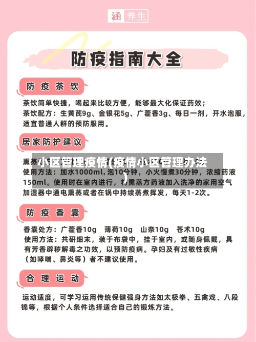 小区管理疫情(疫情小区管理办法)-第2张图片