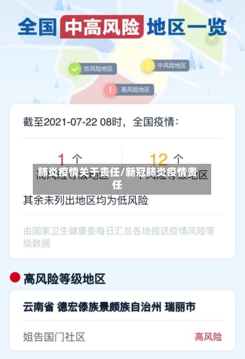 肺炎疫情关于责任/新冠肺炎疫情责任