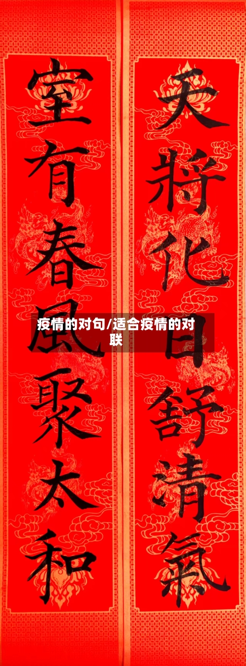 疫情的对句/适合疫情的对联