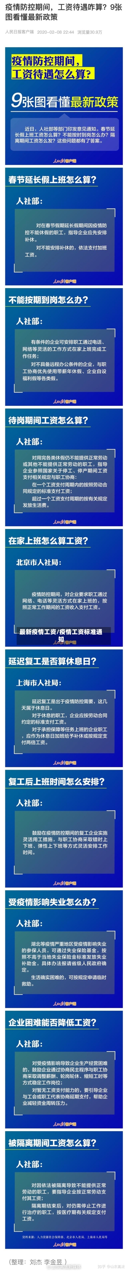 最新疫情工资/疫情工资标准通知