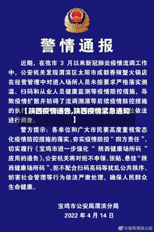 【陕西疫情通告,陕西疫情紧急通知】-第2张图片