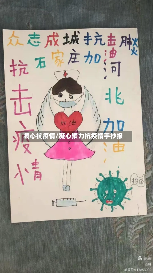 凝心抗疫情/凝心聚力抗疫情手抄报