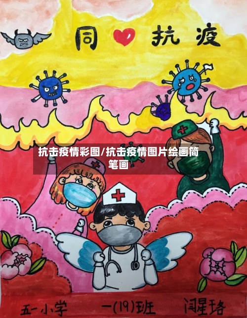 抗击疫情彩图/抗击疫情图片绘画简笔画