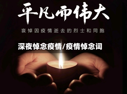 深夜悼念疫情/疫情悼念词-第2张图片