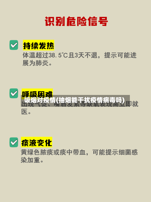 吸烟对疫情(抽烟能干扰疫情病毒吗)-第2张图片