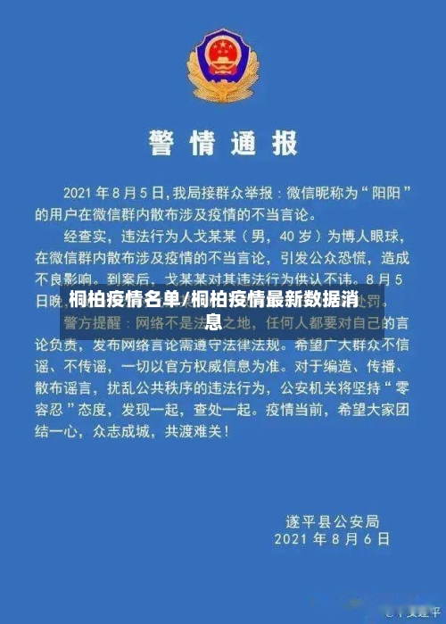 桐柏疫情名单/桐柏疫情最新数据消息-第2张图片