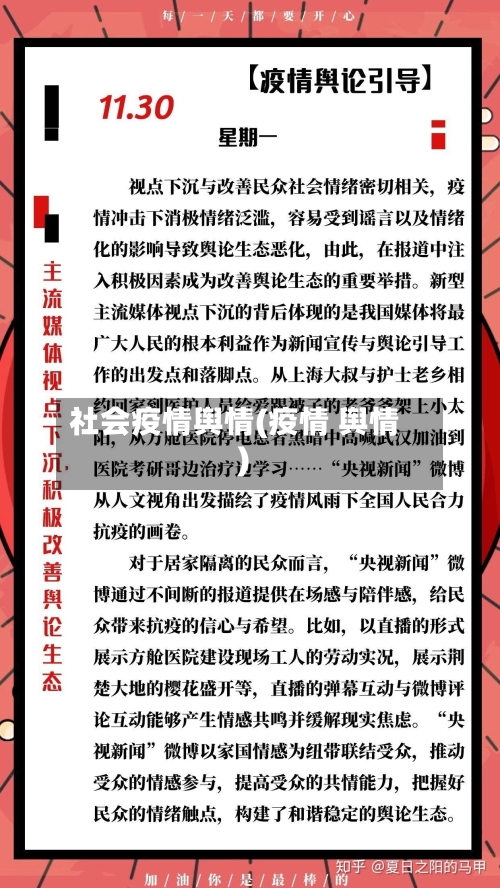 社会疫情舆情(疫情 舆情)