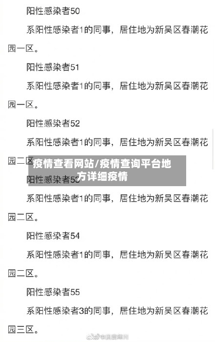 疫情查看网站/疫情查询平台地方详细疫情-第2张图片