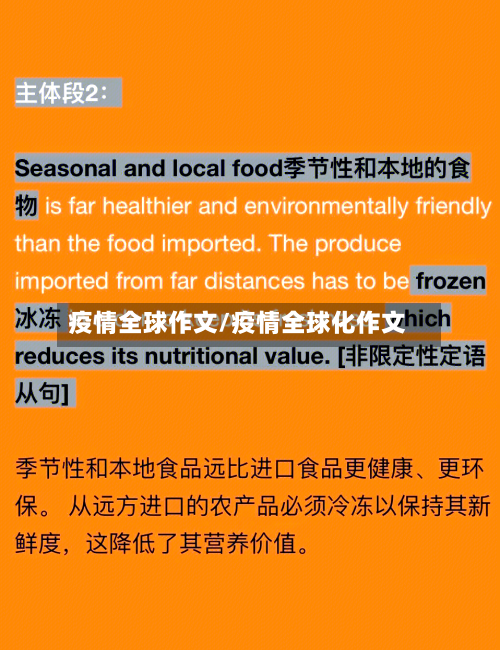 疫情全球作文/疫情全球化作文-第2张图片