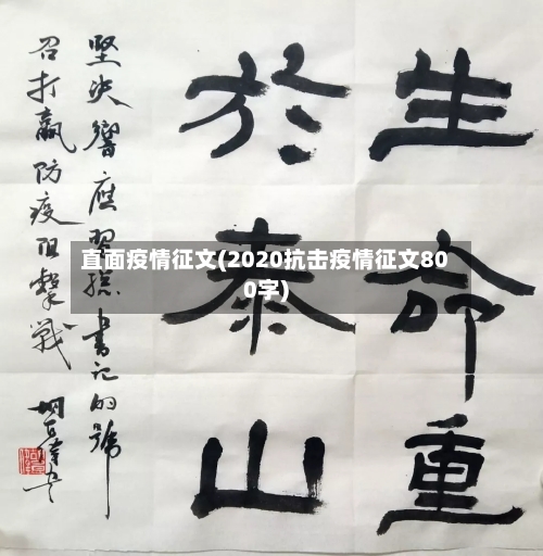 直面疫情征文(2020抗击疫情征文800字)-第3张图片