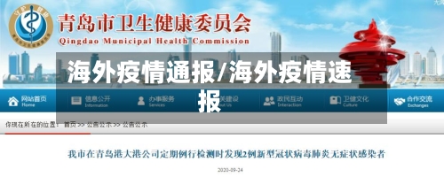 海外疫情通报/海外疫情速报