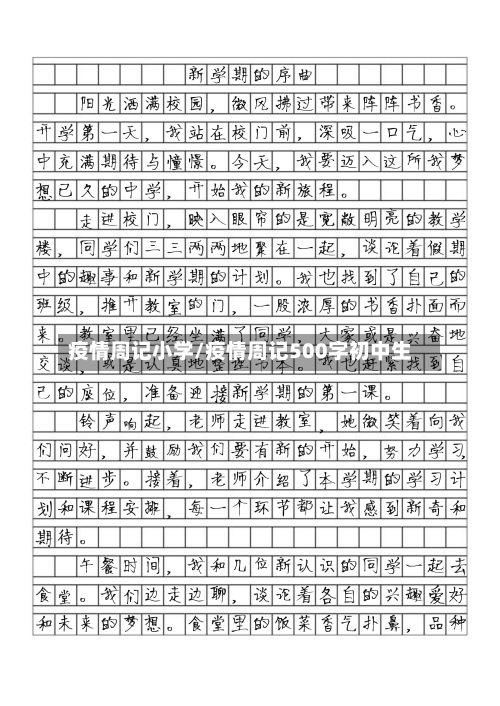 疫情周记小学/疫情周记500字初中生-第2张图片