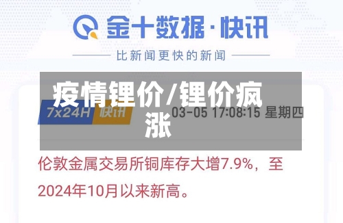 疫情锂价/锂价疯涨