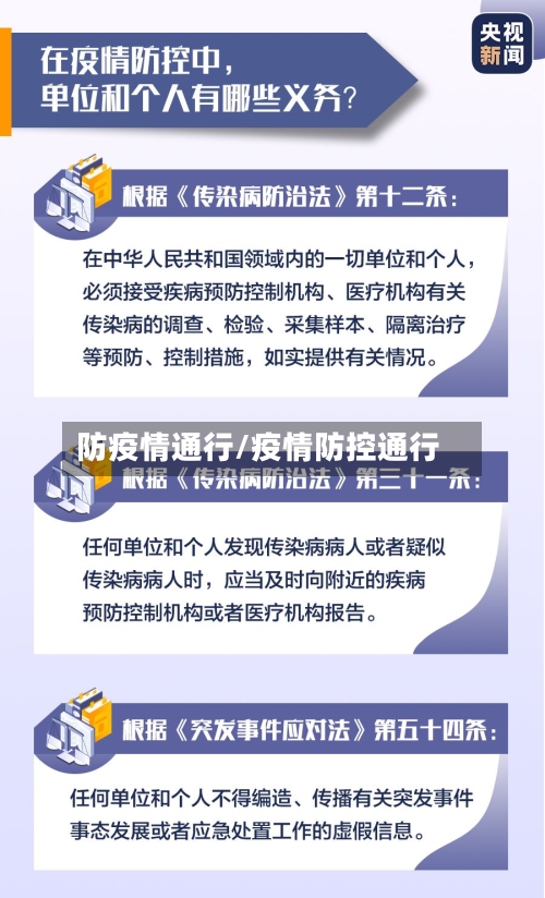 防疫情通行/疫情防控通行