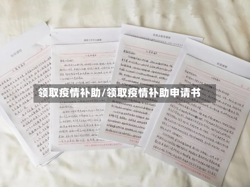 领取疫情补助/领取疫情补助申请书-第3张图片