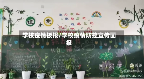 学校疫情板报/学校疫情防控宣传画报-第2张图片