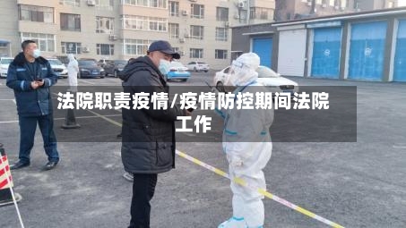 法院职责疫情/疫情防控期间法院工作-第3张图片