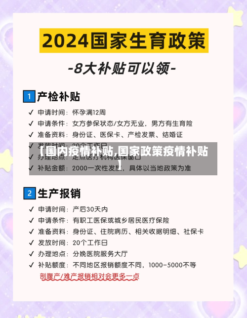 【国内疫情补贴,国家政策疫情补贴】-第2张图片