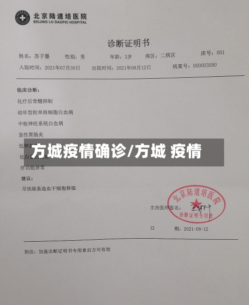 方城疫情确诊/方城 疫情