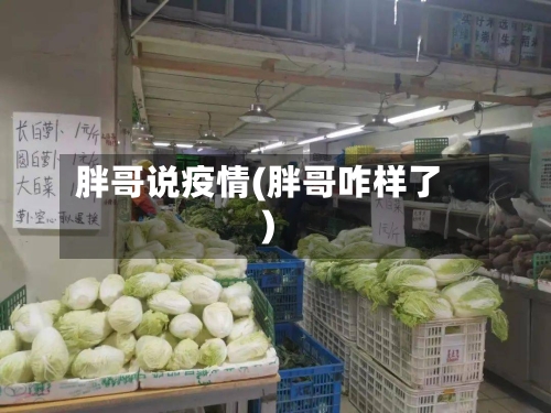 胖哥说疫情(胖哥咋样了)