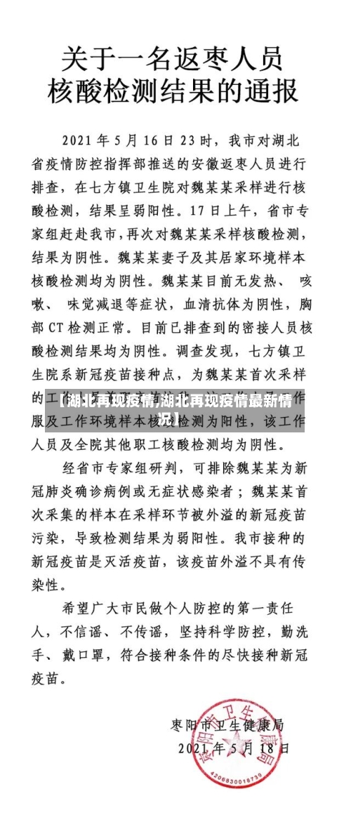 【湖北再现疫情,湖北再现疫情最新情况】-第3张图片